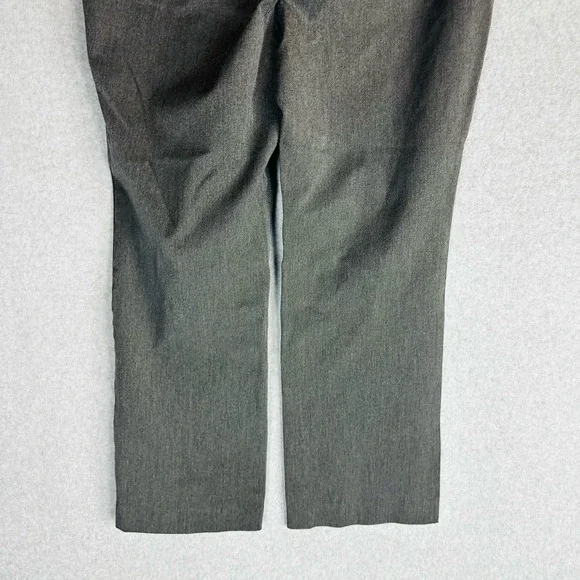 Talbots Womans 10P Petite Curvy Barely Boot Cut Dress Pants Grey Thick Stretch - Picture 7 of 7